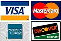 Accepting Visa, MasterCard, American Express, and Discover