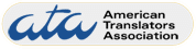 Member of the American Translators Association